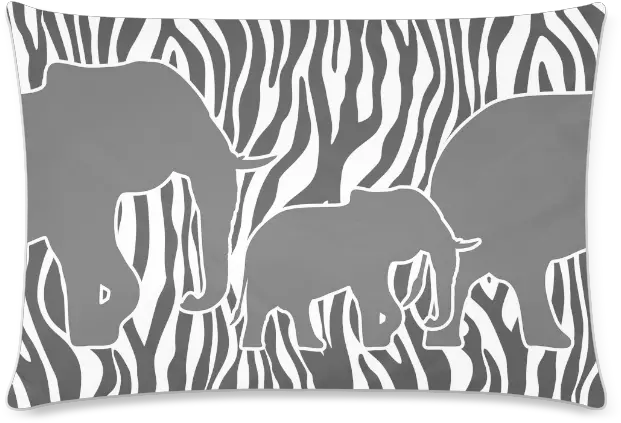 Download Hd Elephants To Zebra Stripes Black U0026 White Custom Indian Elephant Png Black Stripes Png