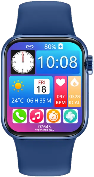 Original Iwo M7 Pro Smart Watch Series 7 Wireless Charging Dt300 Pro Smartwatch Png Apple Watch Charging Icon