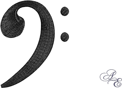 Bass Clef Crescent Png Bass Clef Png