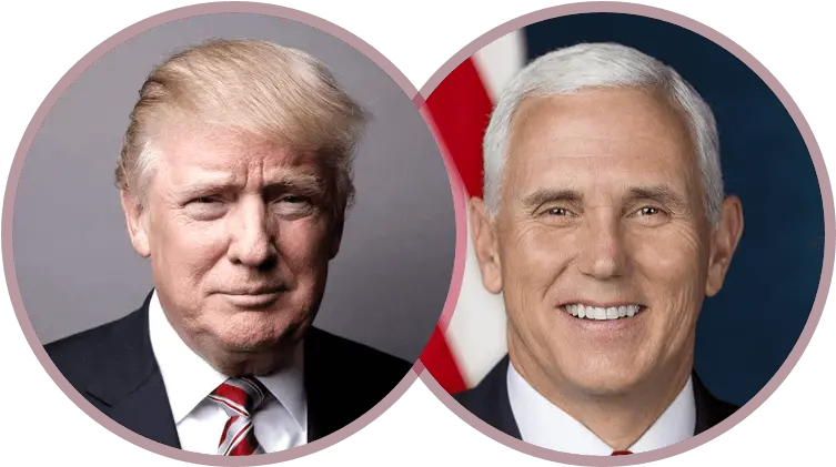 President Bill Clinton Vs Trump Png Mike Pence Png