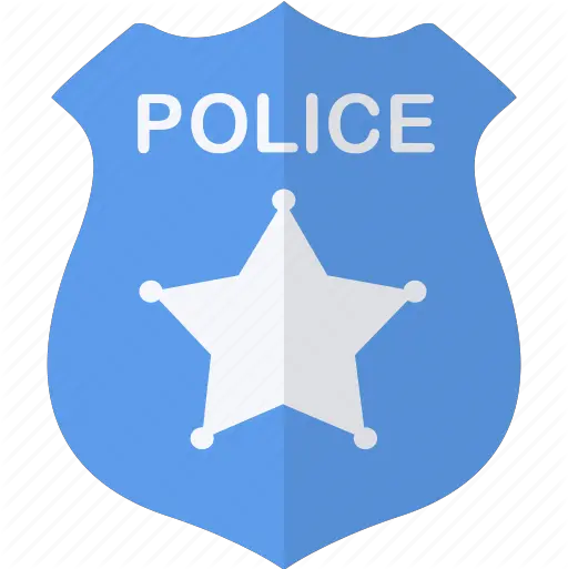 Police Badge Blue Security Icon Captain America Background For Tarpaulin Png Police Badge Png