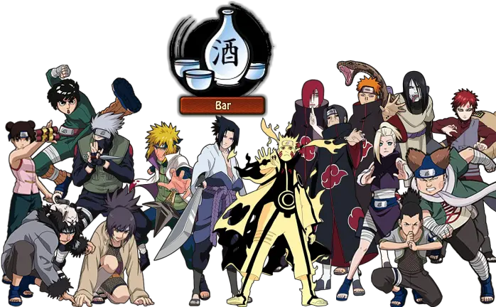 Background U2013 Anime Ninja Naruto All Characters Png Ninja Transparent Background