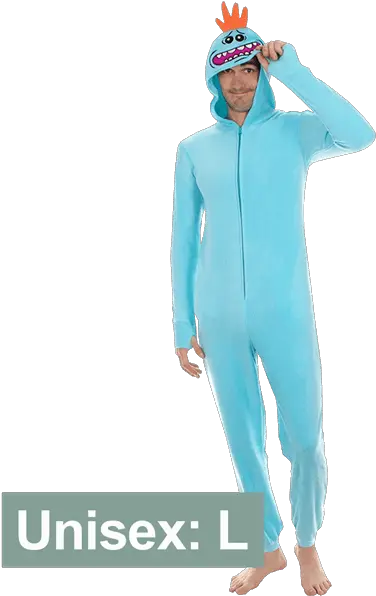 Download Hd Rick And Morty Mr Meeseeks Costume Baby Kigurumi Rick And Morty Png Mr Meeseeks Png