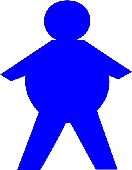 Download Clipart Free Stickman Clip Art Outline Of Fat Person Png Fat Guy Png