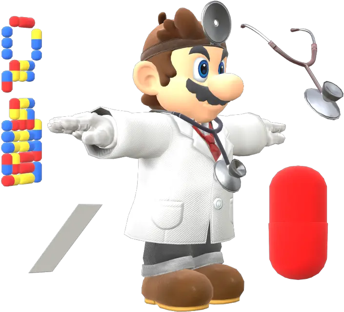 Super Smash Bros Cartoon Png Dr Mario Png