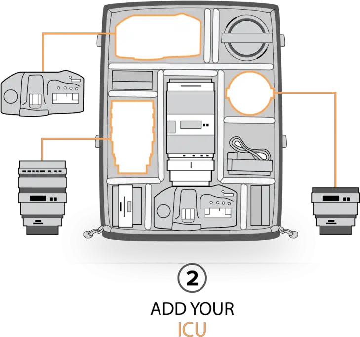 F Stop Modular Camera Backpacks And Accessories Technical Drawing Png Png Png