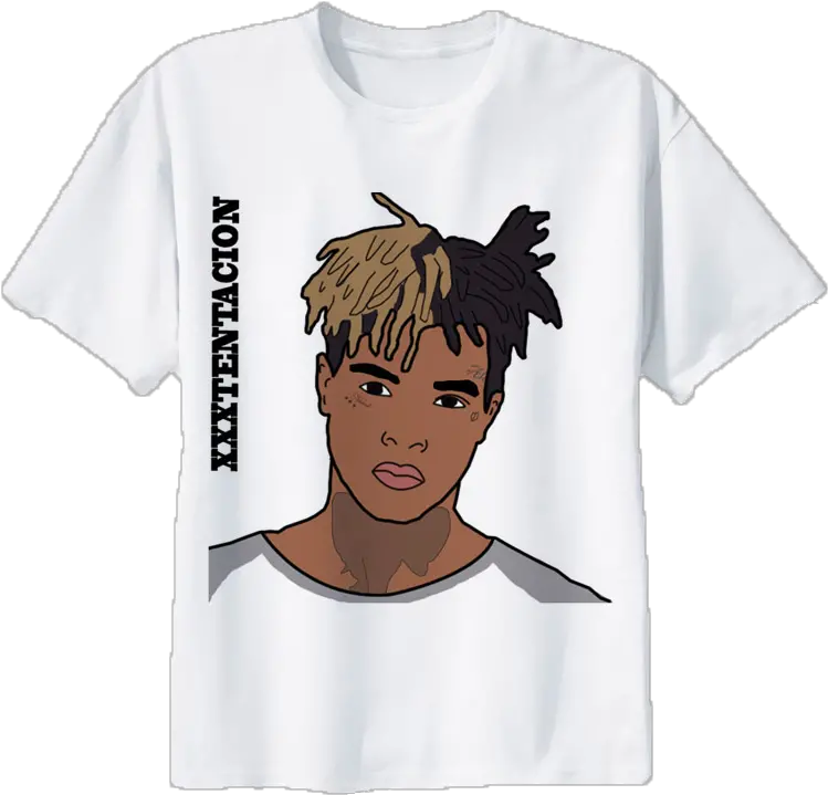 Xxxtentacion Drawing Tshirt Xxxtentacion Tshirt Xxxtentacion Shirt Png Blank Tshirt Png