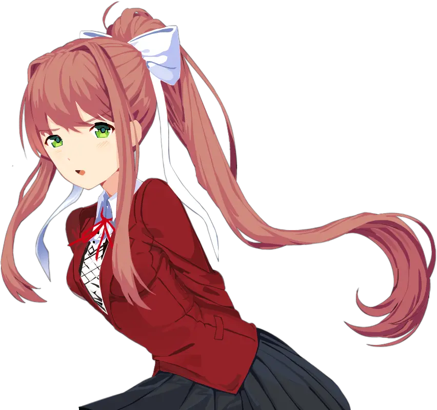 Doki Literature Club Fart Doki Doki Literature Club Monika Outfits Png Monika Transparent