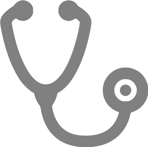 Gray Stethoscope Icon Stethoscope Icon Black Transparent Png Stethoscope Logo