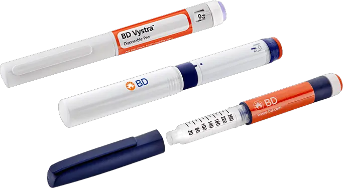 Bd Vystra Disposable Pen Bd Becton Dickinson Pen Png Pen Transparent