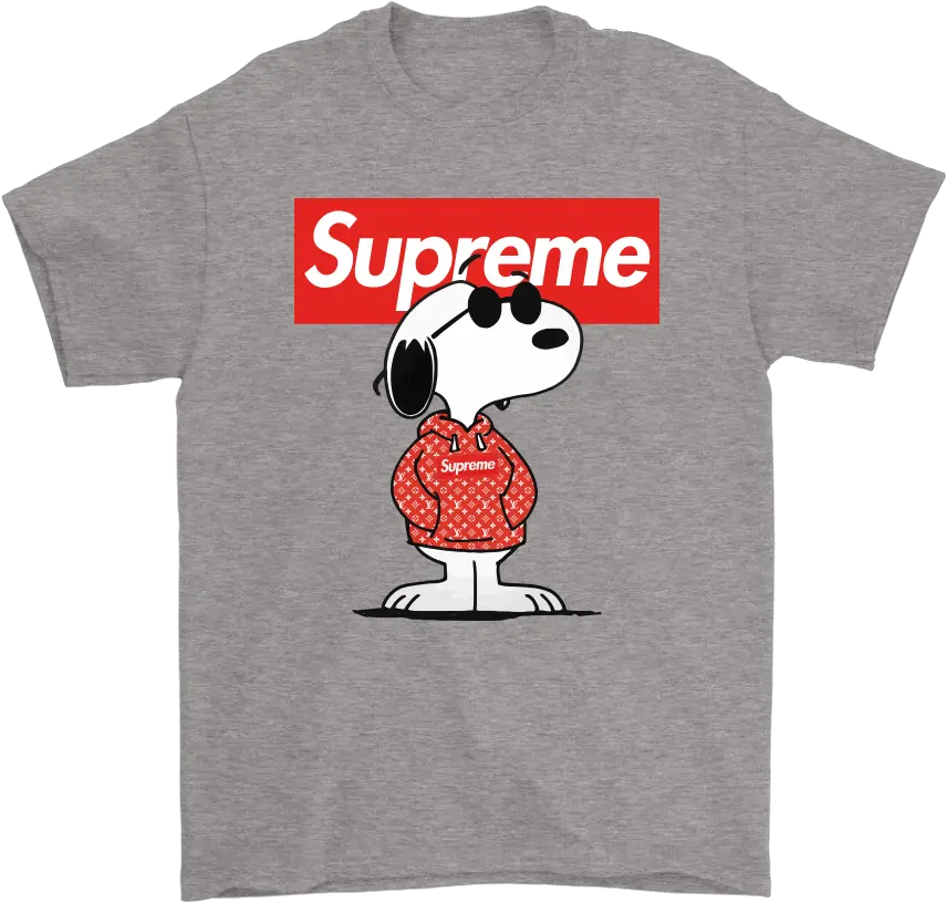 Snoopy Supreme X Louis Vuitton Stay Supreme Png Supreme Shirt Png