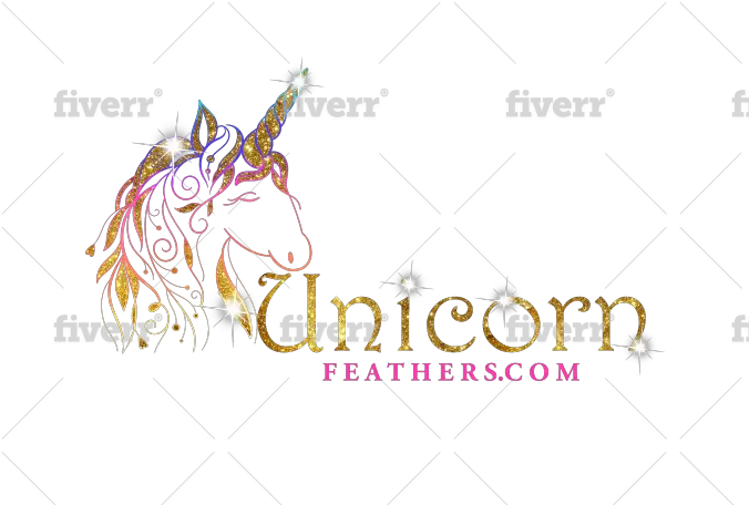 Make Glitter Feminine Butterflymermaidunicorn Logo For You Graphic Design Png Butterfly Logos