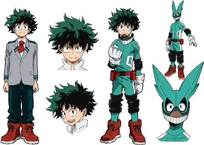 Izuku Midoriya Minecraft Skin My Hero Academia Characters Png Midoriya Png