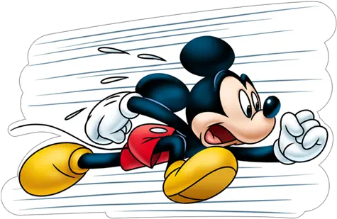 Mickey Mouse Png Images Hd Draw Mickey Mouse Running Mickey Head Transparent Background