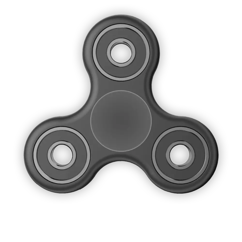 Download Spinner Png Fidget Spinner Clear Background Black Fidget Spinner Spinner Png