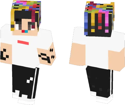 Download Tekashi69 6ix9ine Minecraft Skin For Free Female Modern Minecraft Skins Png 6ix9ine Png