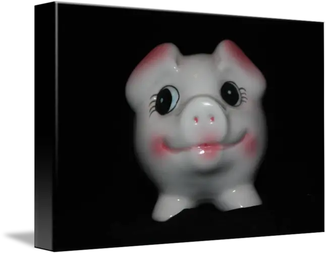 Piggy Bank By Al Gallant Domestic Pig Png Piggy Bank Transparent Background