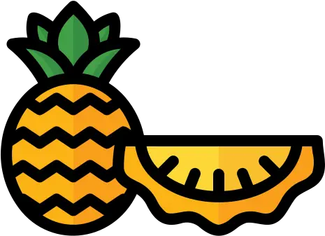 Food Fruit Vegetable Vegetarian Organic Pineapple Free Fresh Png Fruit And Vegetable Icon