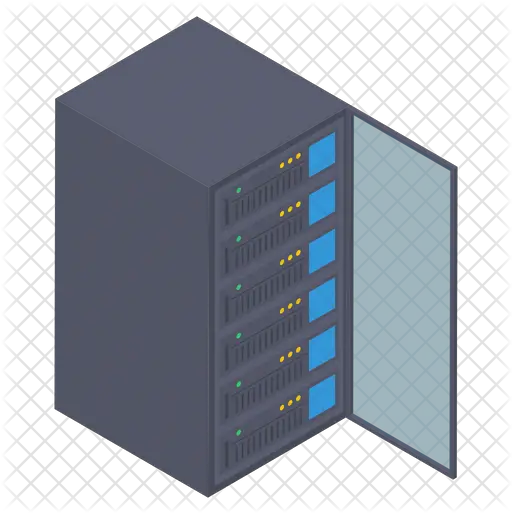 Data Server Rack Icon Of Isometric Server Png Server Icon Png