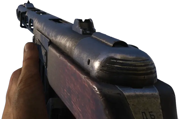 Ppsh 41 Png Ppsh World War 2 Hand Holding Gun Transparent