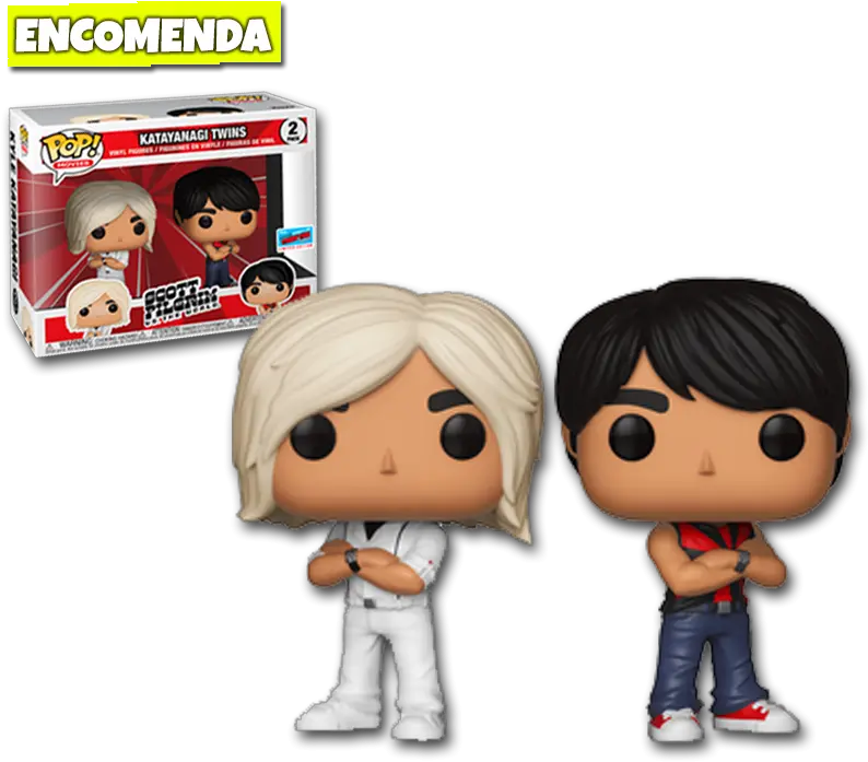 Download Scott Pilgrim Katayanagi Twins Pack Nycc Scott Scott Pilgrim Funko Pop Png Scott Pilgrim Png