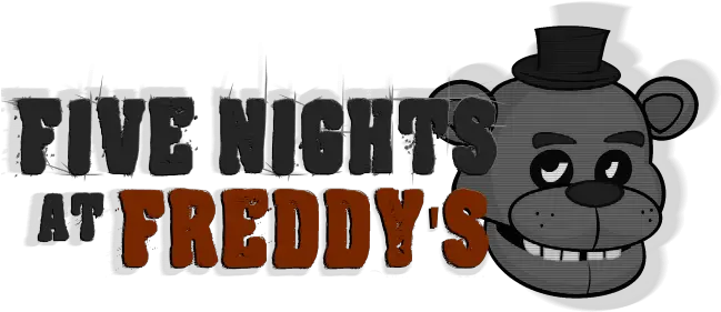 Five Nights Five Nights At Freddys Logo Colouring Pages Png Five Nights At Freddys Png