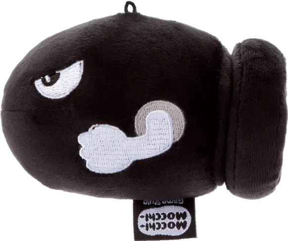 Nintendo Mario Kart Bullet Bill Clipon Plush Plush Png Bullet Bill Png