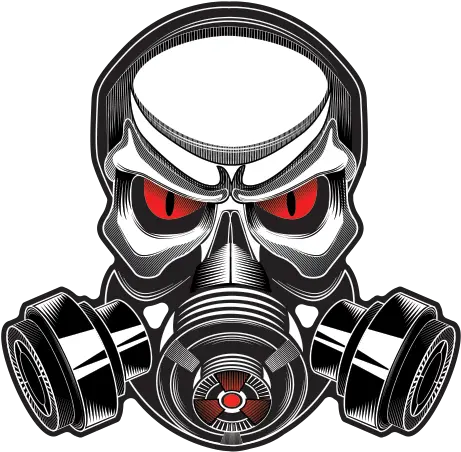 Gas Mask Skull Drawing Armageddon Mfg Logo Png Gas Mask Transparent Background