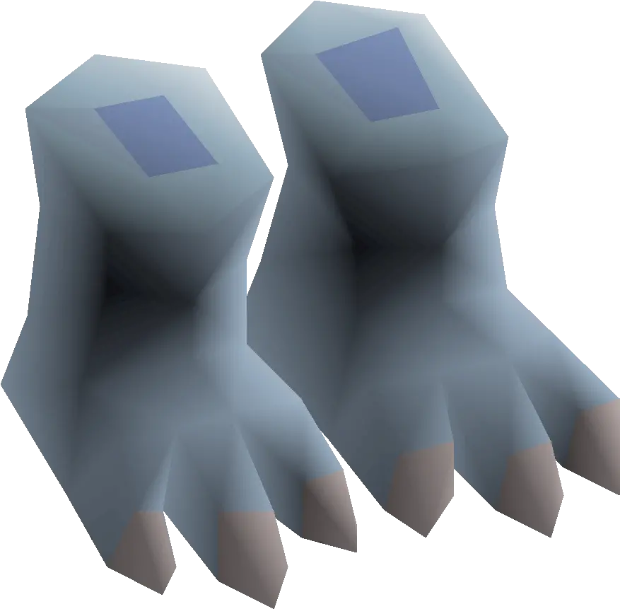 Snow Imp Costume Feet Osrs Wiki Horizontal Png Imp Png