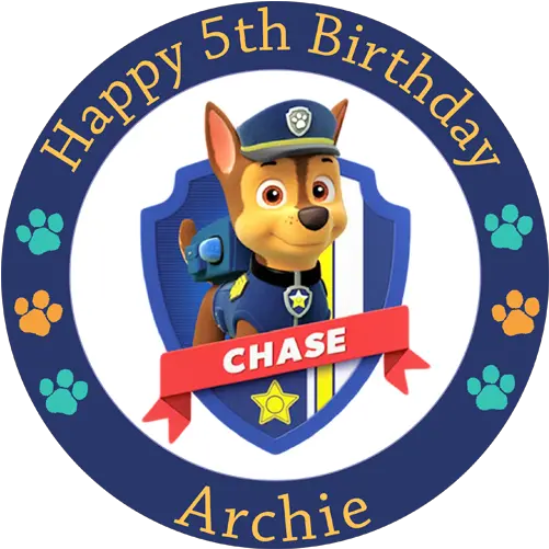 Paw Patrol Paw Patrol Decals Chase Png Paw Patrol Chase Png