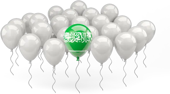 Balloon With Flag Illustration Of Saudi Arabia Argentina Flag Balloon Png White Balloons Png