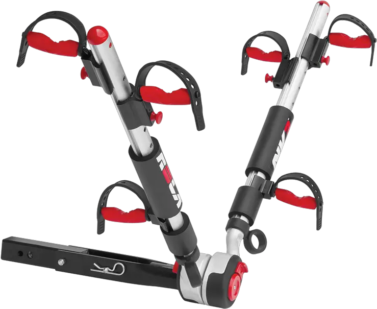 2 Bike Carrier Trailer Hitch Mount Png Bike Rack Png