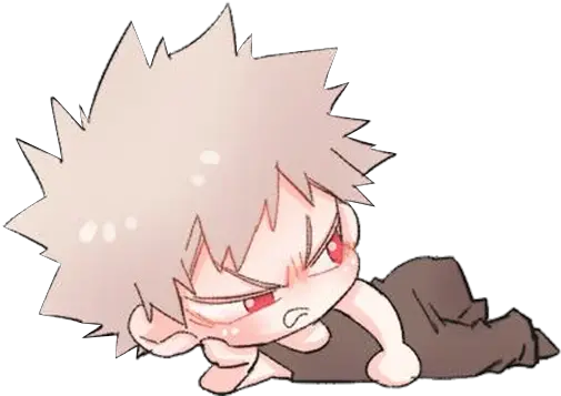 Telegram Sticker 25 From Collection Bakugou Katsuki Fictional Character Png Bakugou Transparent