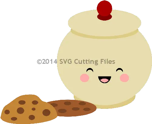 Cookie Jar Illustration Png Image Kawaii Cookie Jar Cookie Jar Png