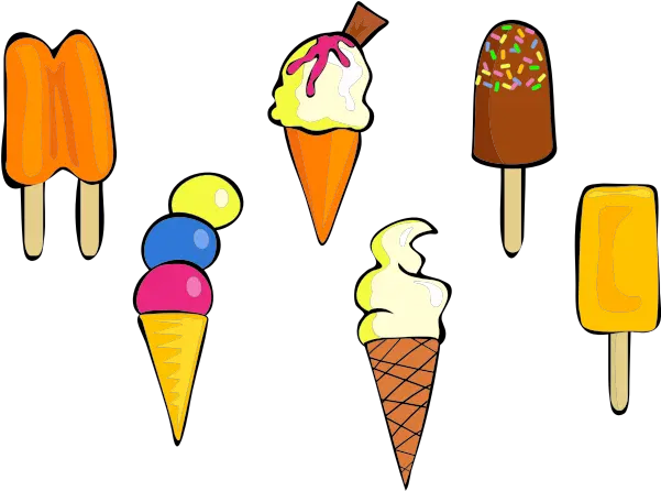 Different Ice Creams Free Svg Ice Cream Variety Clipart Png Cream Png