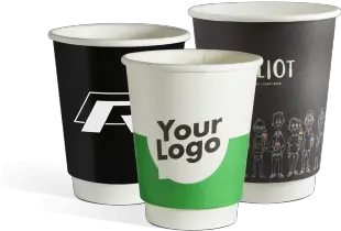 Raise Brand Awareness With Customised Paper Cups Limepack Cup Png Double Cup Png