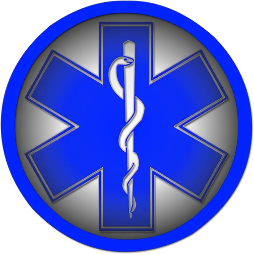 Blue Star Of Life Symbol Round Shape Star Of Life Star Of Life Svg Png Rounded Star Png