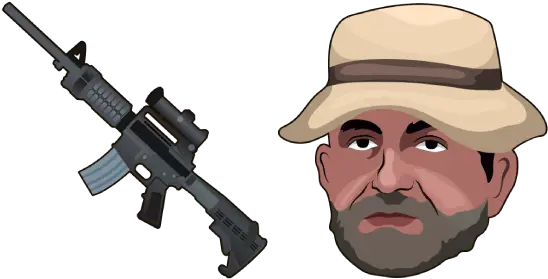 Call Of Duty Mw Captain Price M4 Rifle Assault Rifle Png Captain Price Png