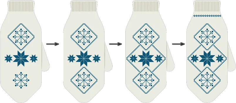 How To Create An Illustration Of Scandinavian Mittens In Decorative Png Decorative Shapes Png