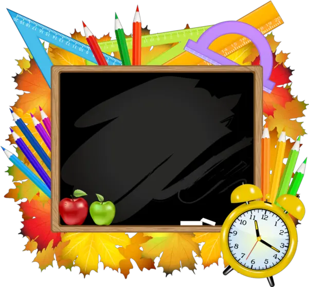 Crayon Border Png Ecolecrayonstubes Crayon Frame Png Fondos Escolares Png Crayons Png