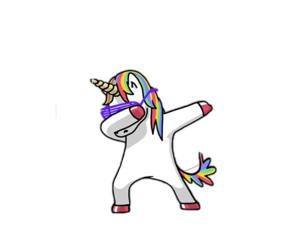 T Dabbing Unicorn Png Dab Png