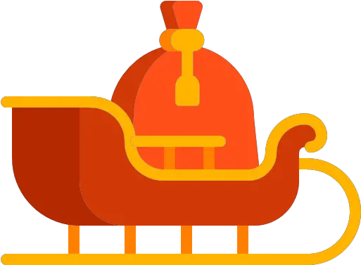 Santa Sleigh Icon Png