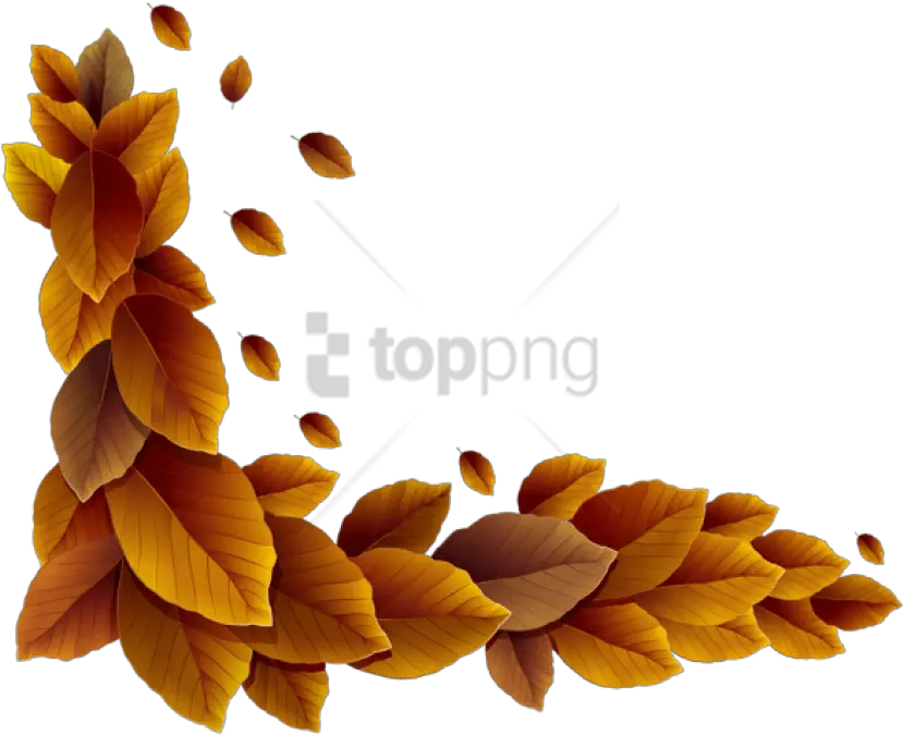 Free Png Download Fall Leaves Corner Decor Clipart Corner Borders Designs Png Fall Border Png