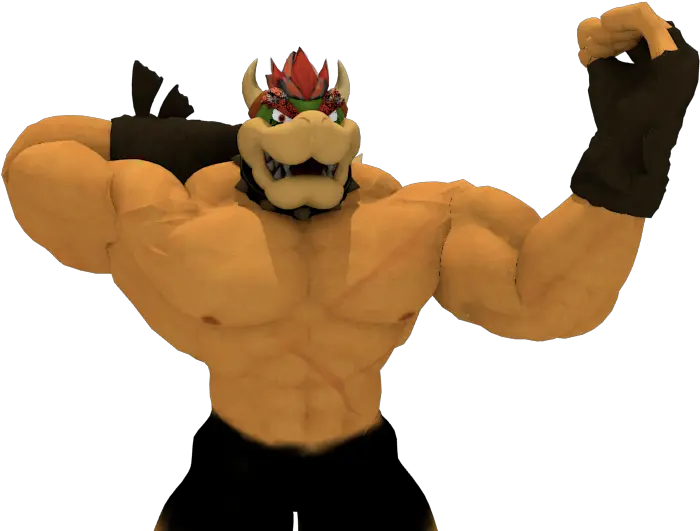 I See Your Lady Bowser Dump And Raise You A Gay Bowser Muscle Nintendo Deviantart Png Bowser Transparent