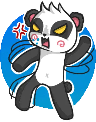 Panda Cute Sticker Panda Cute Animals Discover U0026 Share Gifs Fictional Character Png Panda Emote Icon