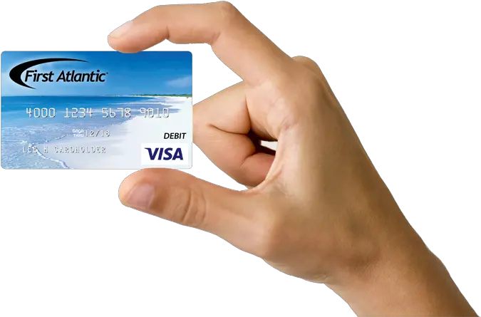 Hand Holding Credit Card Png Image First Atlantic Federal Credit Union Credit Card Png