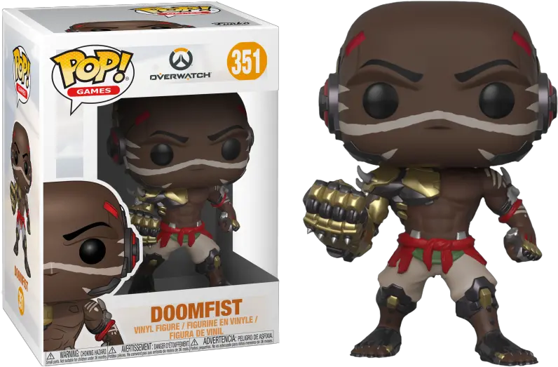 Funko Overwatch Pop Overwatch Doomfist 351 Png Doomfist Icon