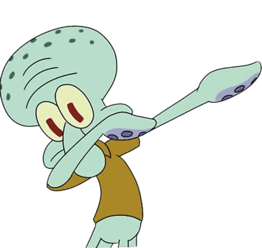 Squiddab Discord Emoji Squidward Dab Transparent Png Discord Emojis Png