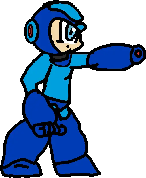 A Little Mega Man Doodle Megaman Fictional Character Png Toon Link Icon Tumblr