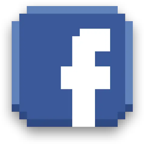 8 Bit Facebook Icon Hd Png Download Vector Logo Facebook 3d 8 Bit Heart Png